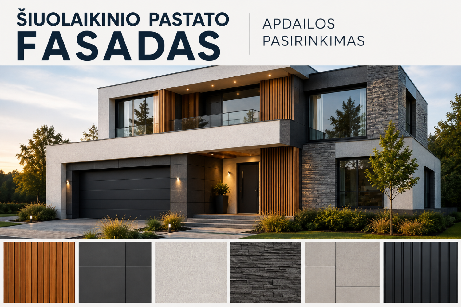 Fasado dangos pasirinkimas